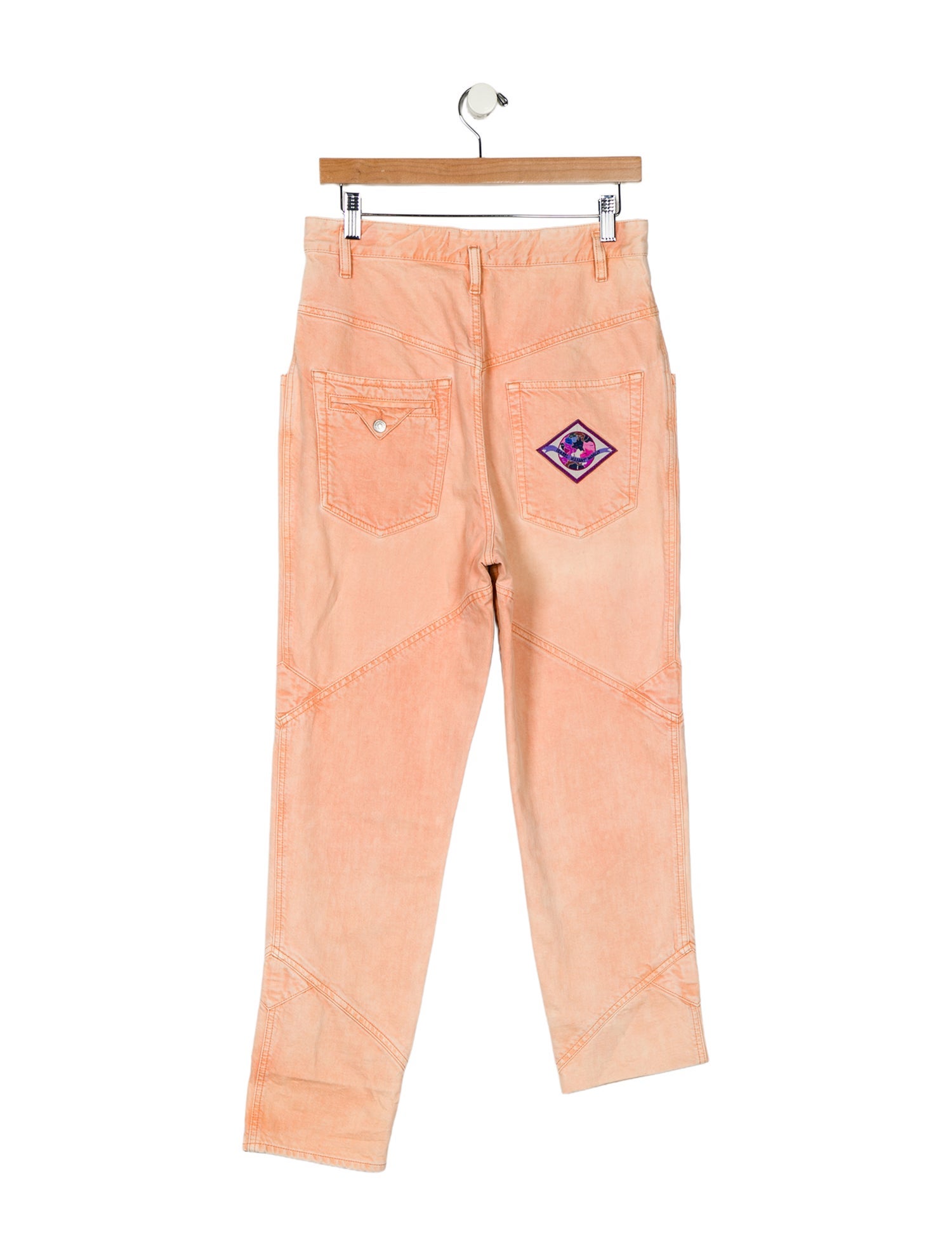 Isabel Marant High-Rise Straight Leg Jeans