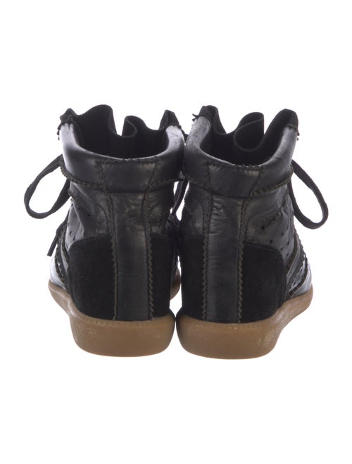 Isabel Marant Leather Wedge Sneakers