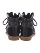 Isabel Marant Leather Wedge Sneakers
