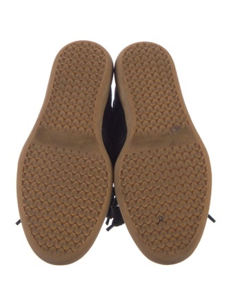 Isabel Marant Leather Wedge Sneakers