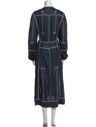 Isabel Marant Silk Long Dress