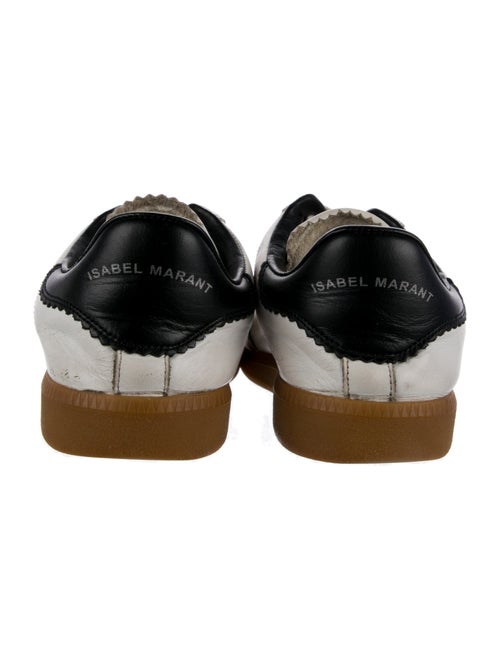Isabel Marant Leather Lasercut Accents Sneakers