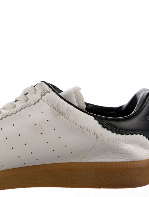 Isabel Marant Leather Lasercut Accents Sneakers