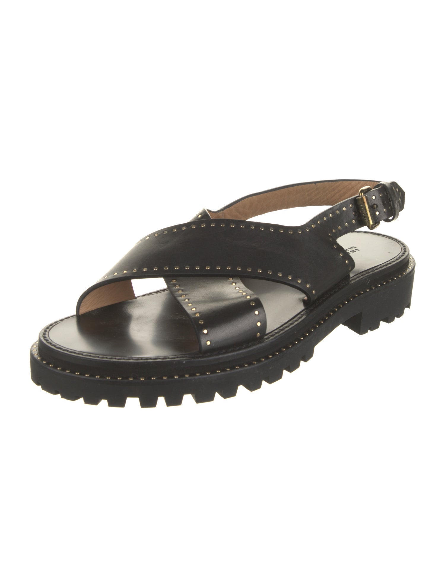 Isabel Marant Leather Slingback Sandals