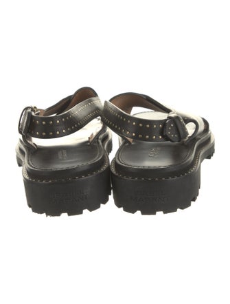 Isabel Marant Leather Slingback Sandals