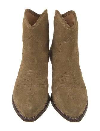 Isabel Marant Suede Western Boots