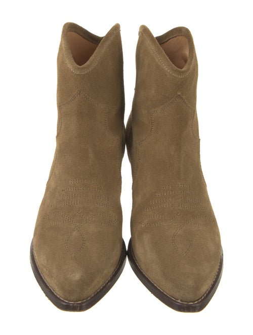 Isabel Marant Suede Western Boots