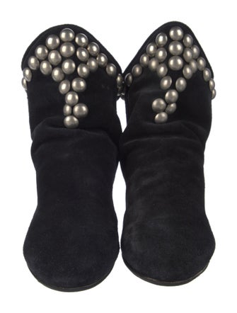 Isabel Marant Suede Studded Accents Boots