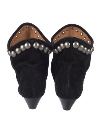 Isabel Marant Suede Studded Accents Boots