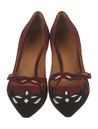 Isabel Marant Suede Patterned Pumps
