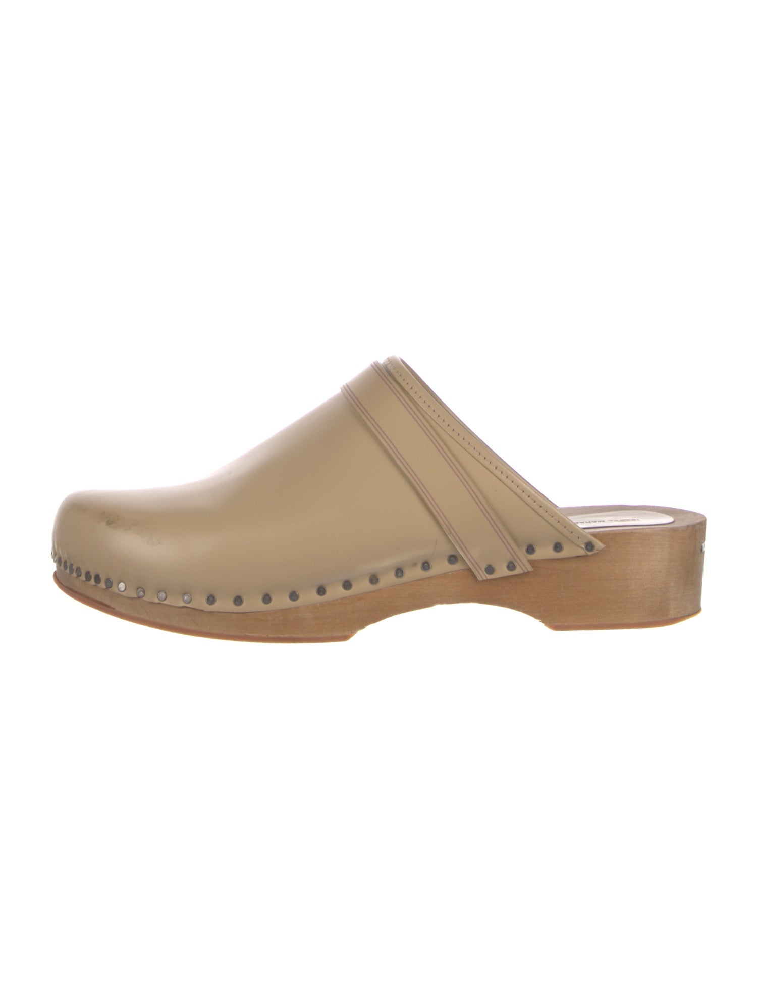 Isabel Marant Leather Studded Accents Mules