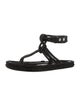 Isabel Marant Braided Accents T-Strap Sandals