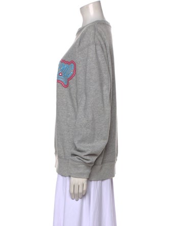 Isabel Marant Graphic Print Crew Neck Sweatshirt