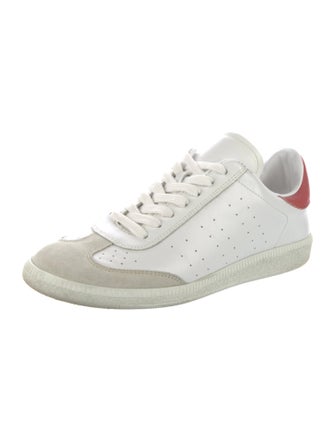 Isabel Marant Leather Studded Accents Sneakers