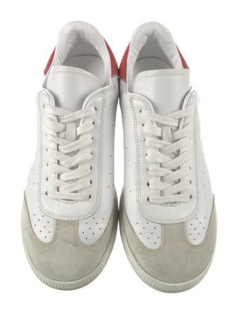 Isabel Marant Leather Studded Accents Sneakers