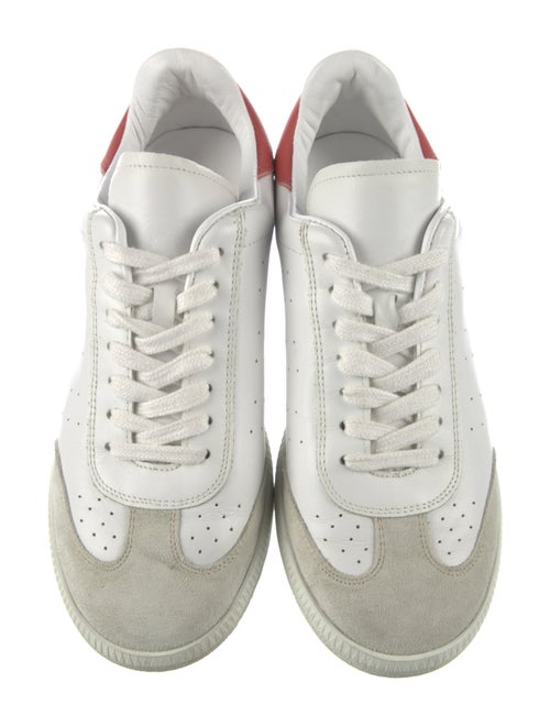 Isabel Marant Leather Studded Accents Sneakers