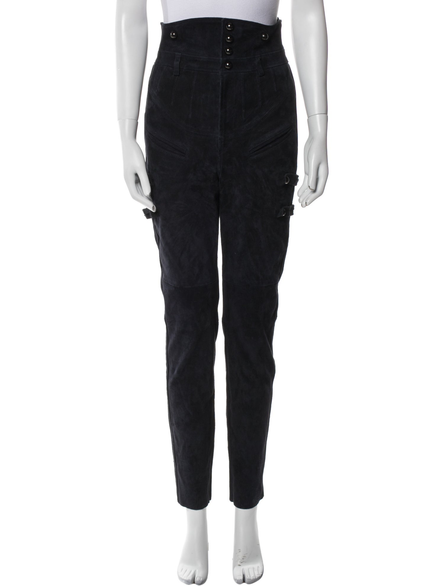 Isabel Marant Lambskin Skinny Leg Pants