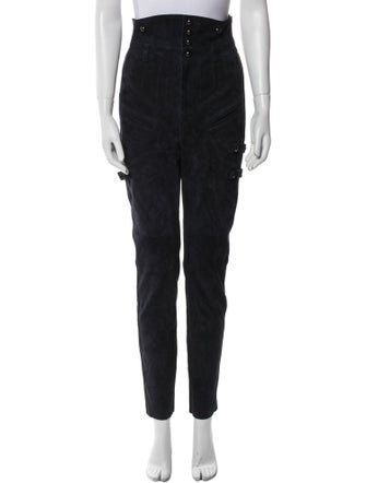 Isabel Marant Lambskin Skinny Leg Pants