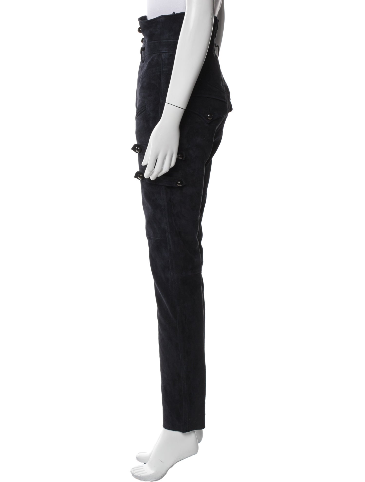 Isabel Marant Lambskin Skinny Leg Pants