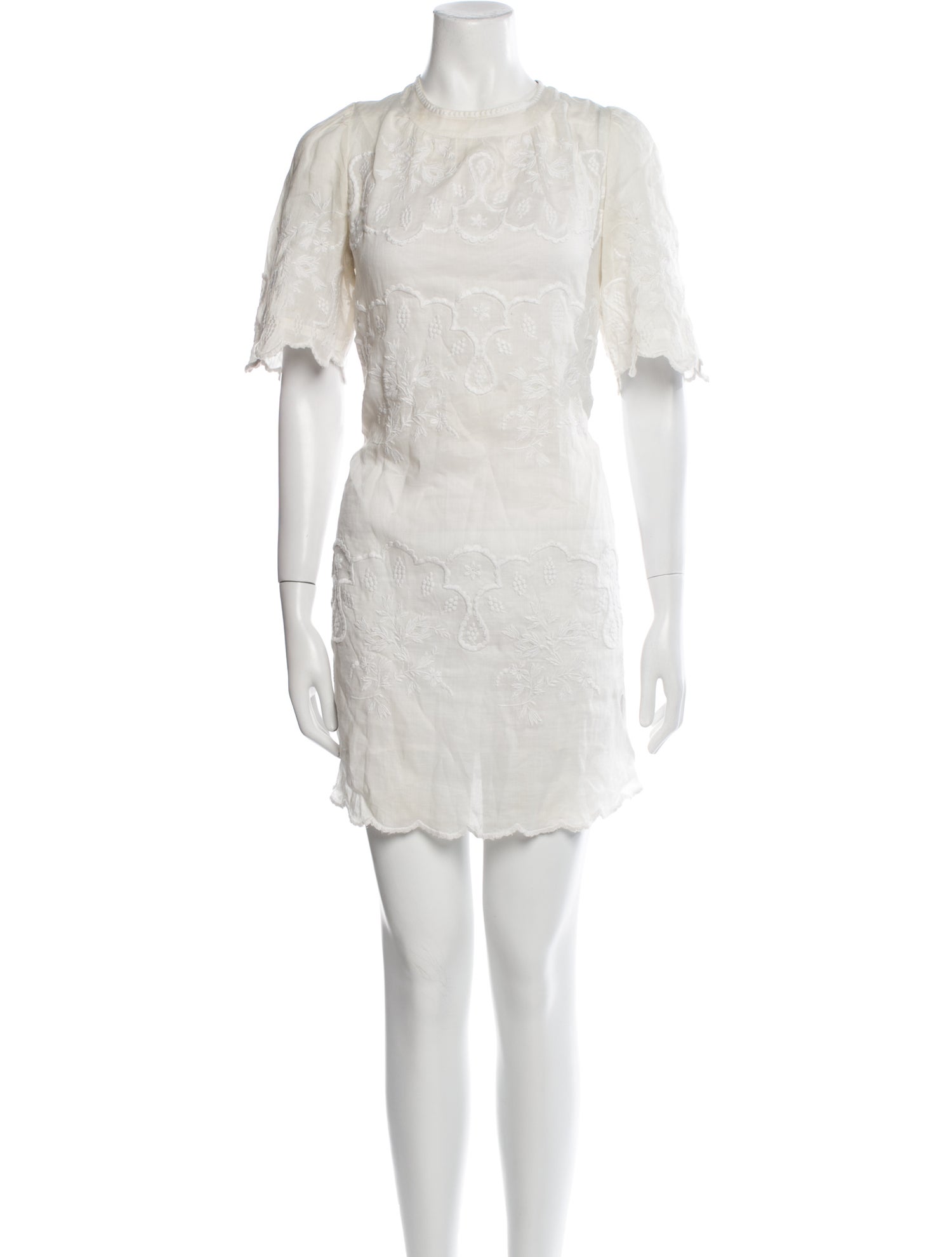 Isabel Marant Crew Neck Mini Dress