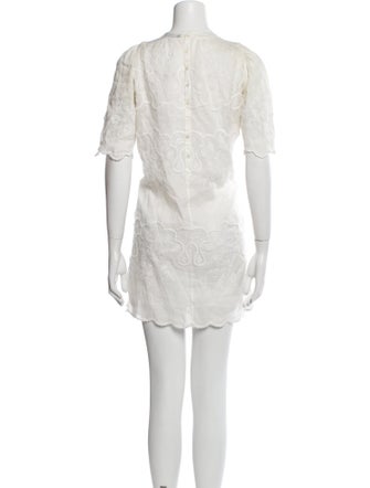 Isabel Marant Crew Neck Mini Dress