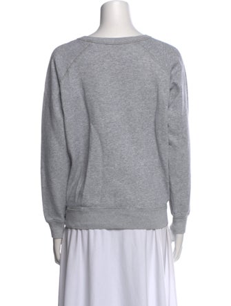 Isabel Marant Bateau Neckline Long Sleeve Sweatshirt