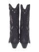 Isabel Marant Suede Embroidered Accent Western Boots