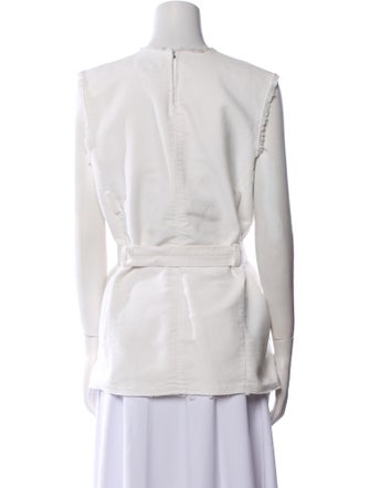 Isabel Marant Crew Neck Sleeveless Top