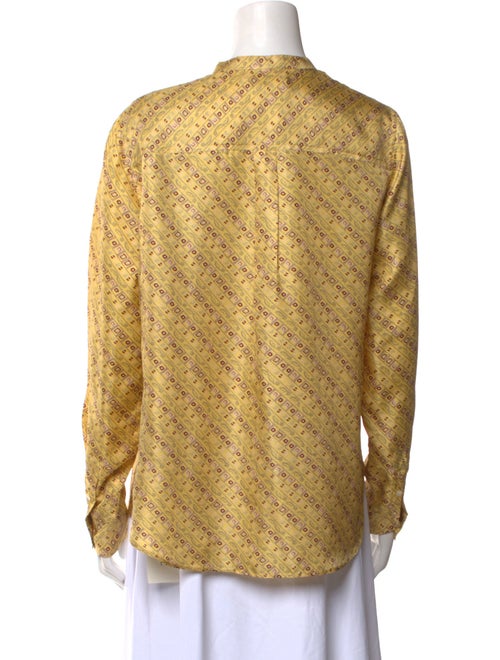 Isabel Marant Silk Printed Button-Up Top