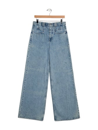 Isabel Marant High-Rise Wide Leg Jeans