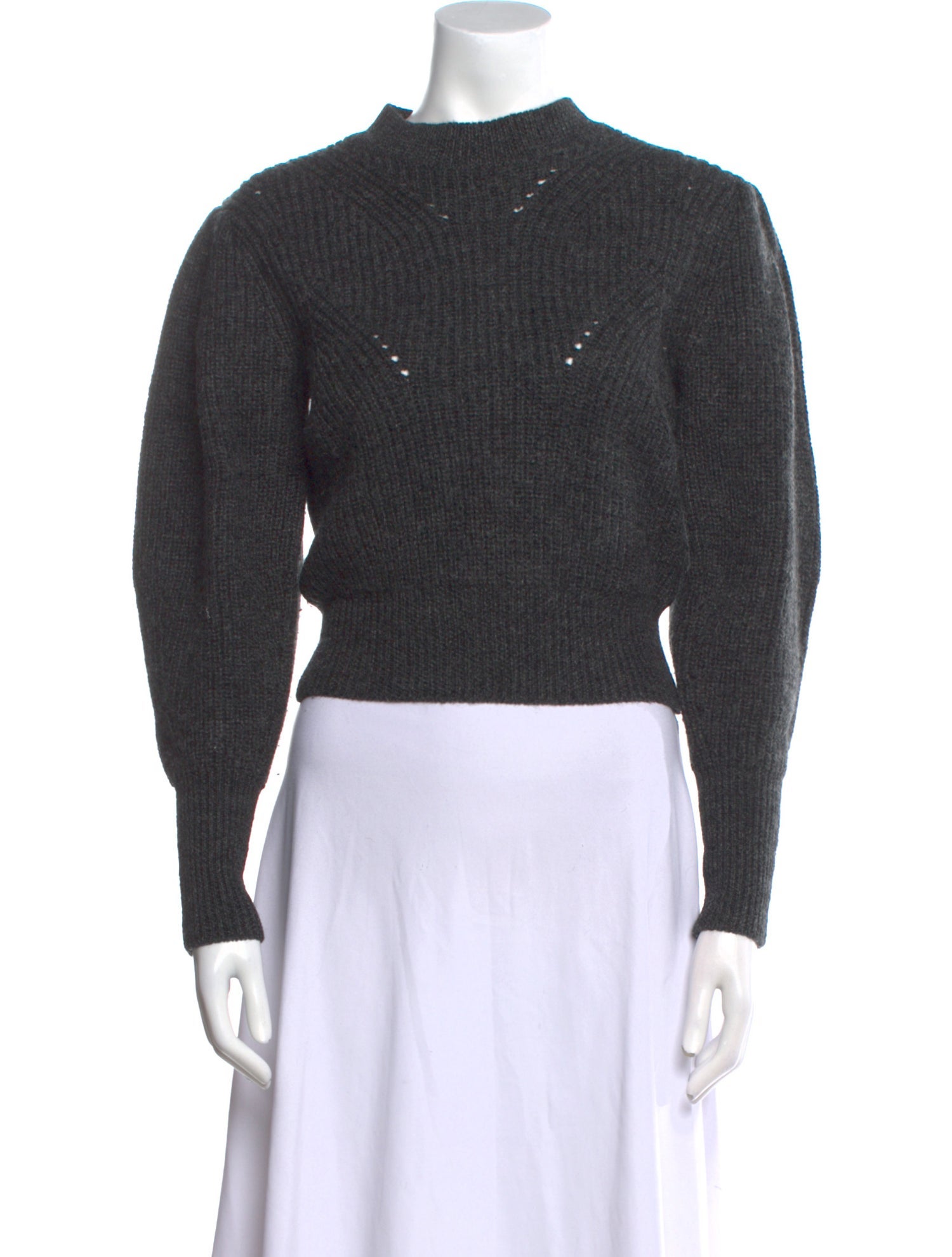 Isabel Marant Virgin Wool Mock Neck Sweater