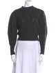 Isabel Marant Virgin Wool Mock Neck Sweater