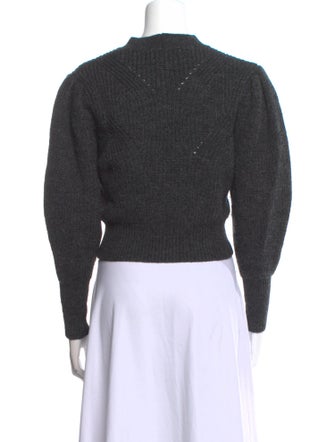Isabel Marant Virgin Wool Mock Neck Sweater