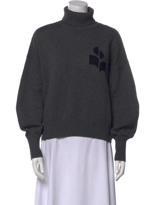 Isabel Marant Graphic Print Turtleneck Sweater