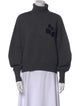 Isabel Marant Graphic Print Turtleneck Sweater