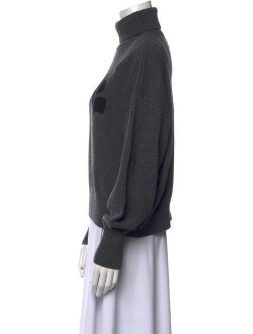 Isabel Marant Graphic Print Turtleneck Sweater