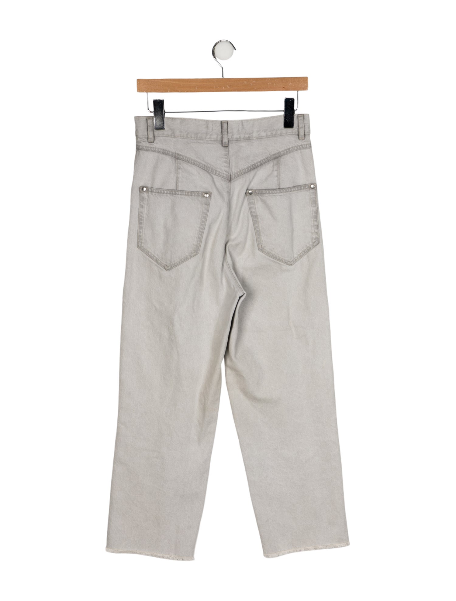 Isabel Marant High-Rise Straight Leg Jeans