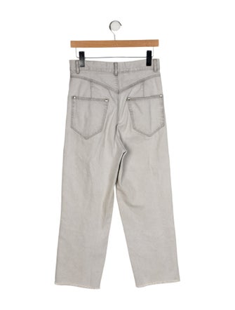 Isabel Marant High-Rise Straight Leg Jeans