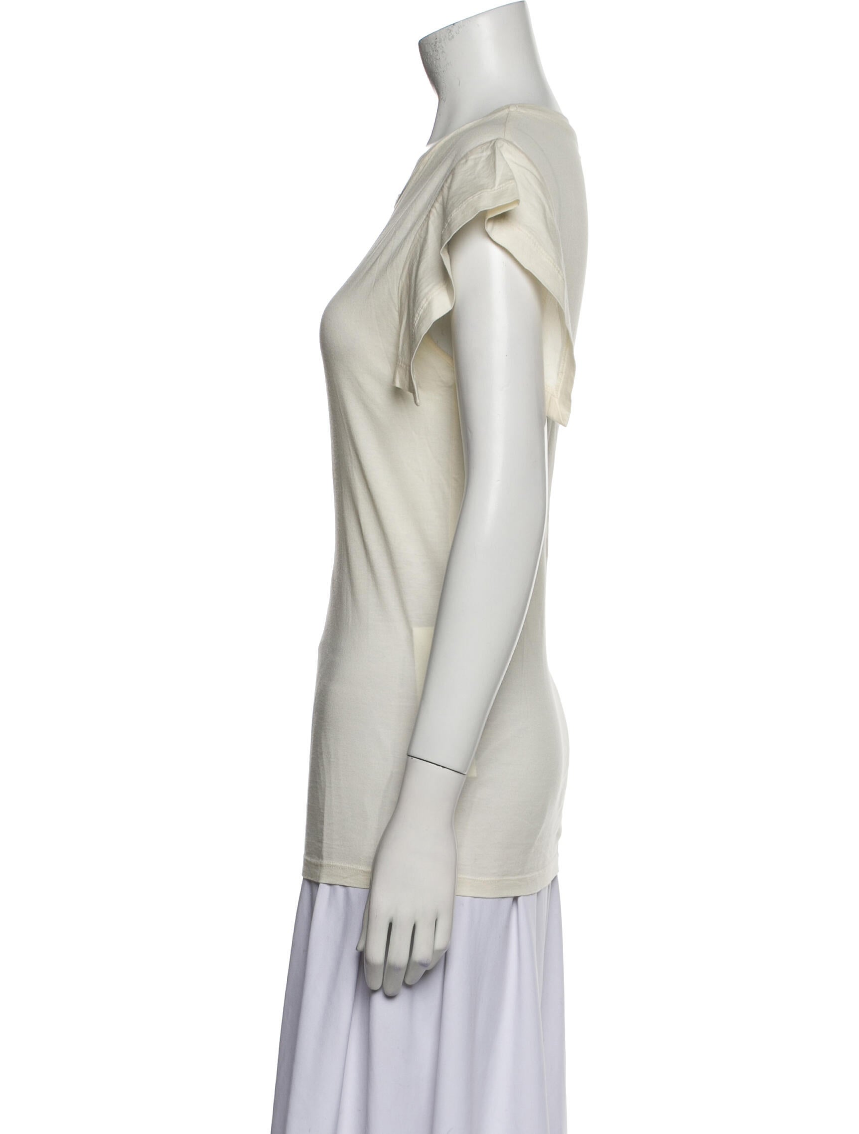 Isabel Marant Scoop Neck Short Sleeve T-Shirt