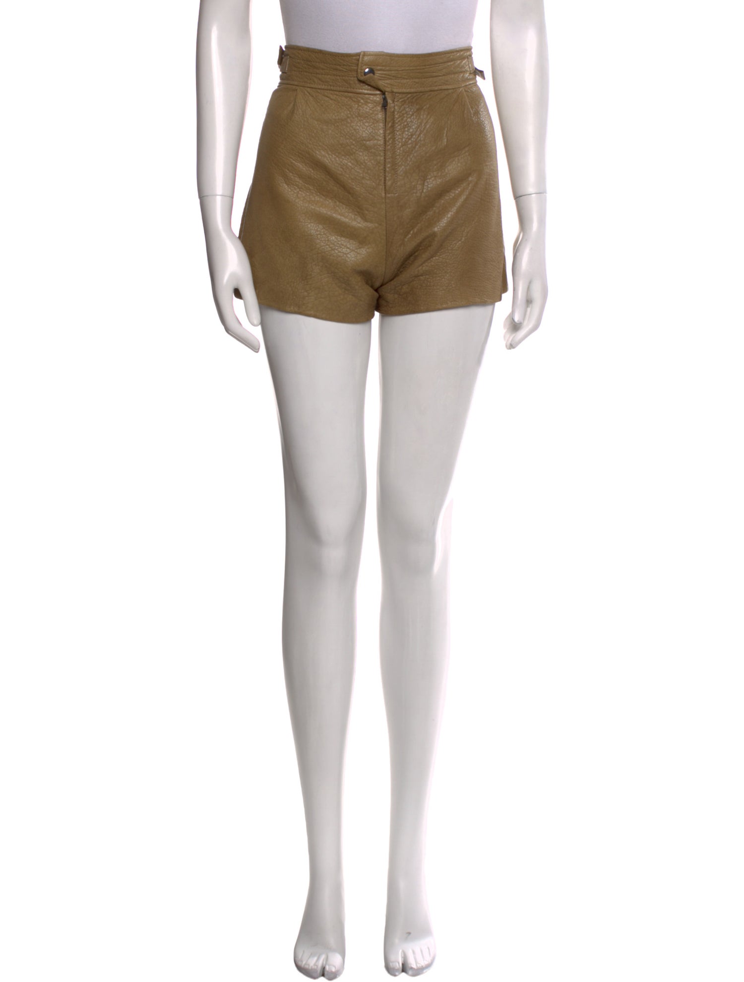 Isabel Marant Leather Mini Shorts