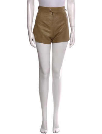 Isabel Marant Leather Mini Shorts