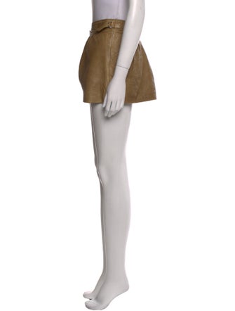 Isabel Marant Leather Mini Shorts