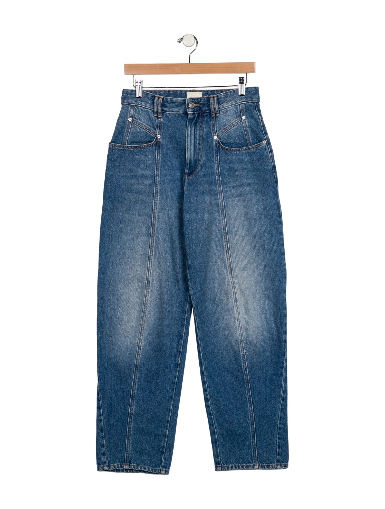 Isabel Marant Mid-Rise Wide Leg Jeans