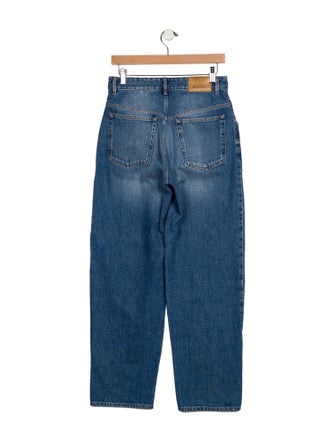 Isabel Marant Mid-Rise Wide Leg Jeans