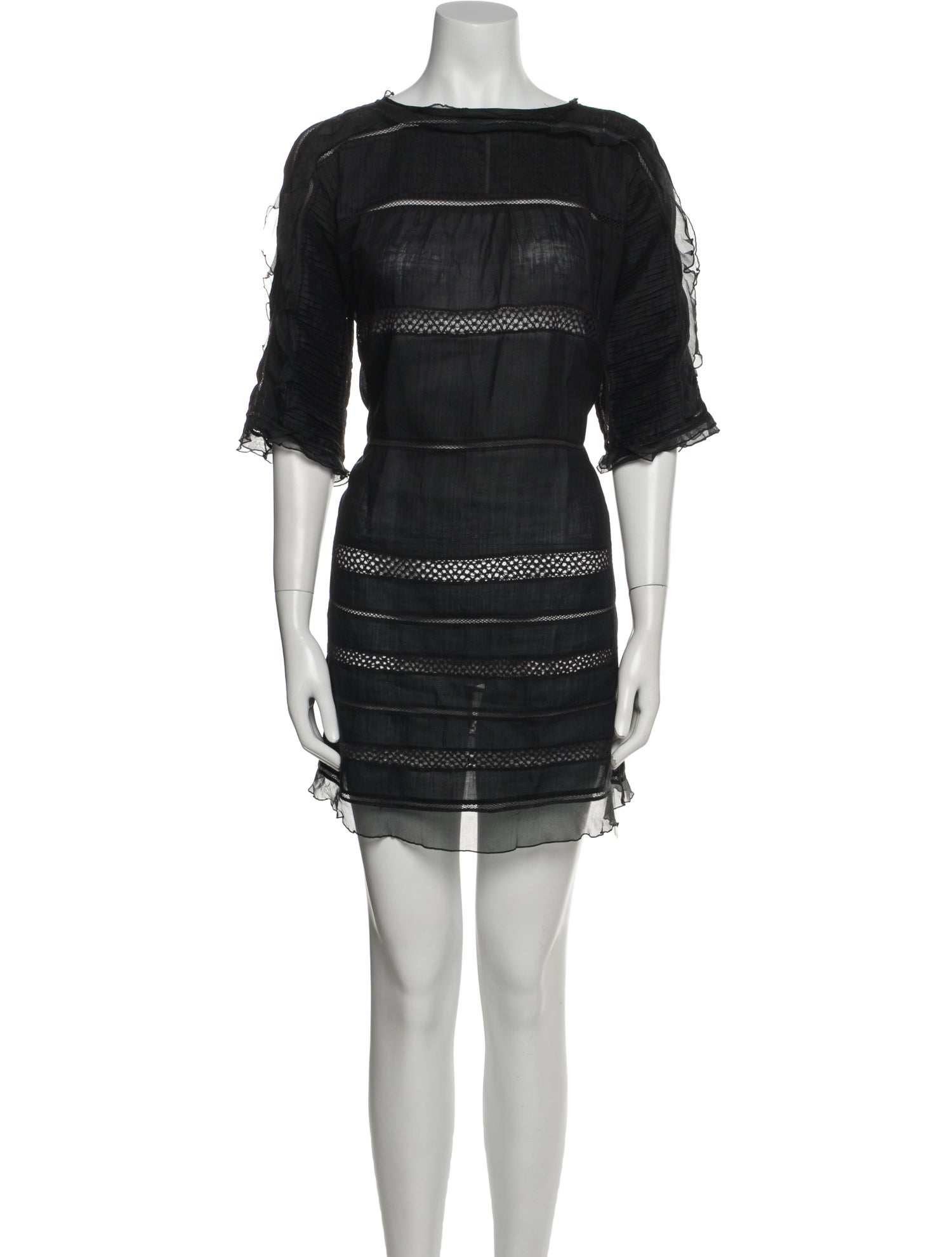 Isabel Marant Bateau Neckline Mini Dress