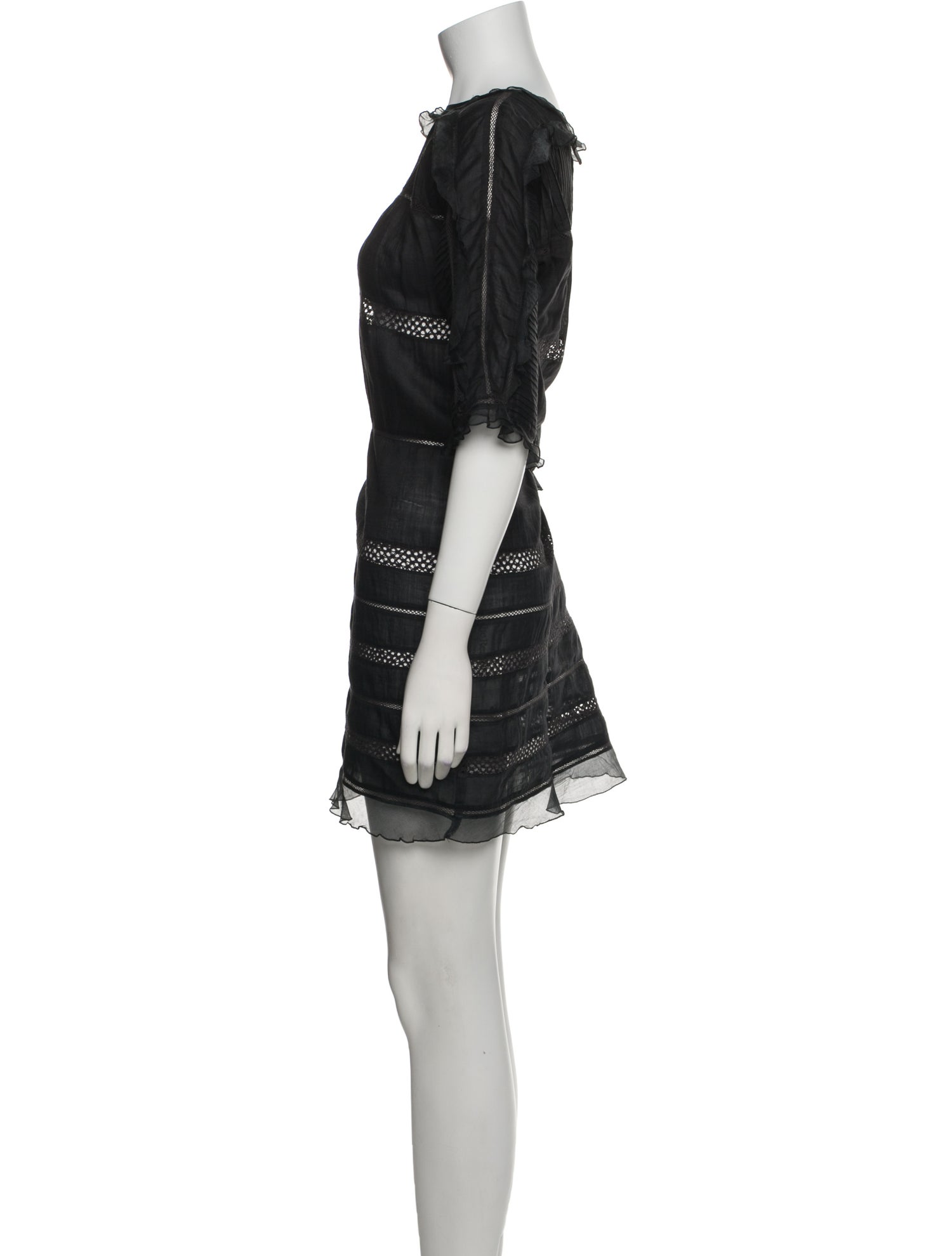 Isabel Marant Bateau Neckline Mini Dress