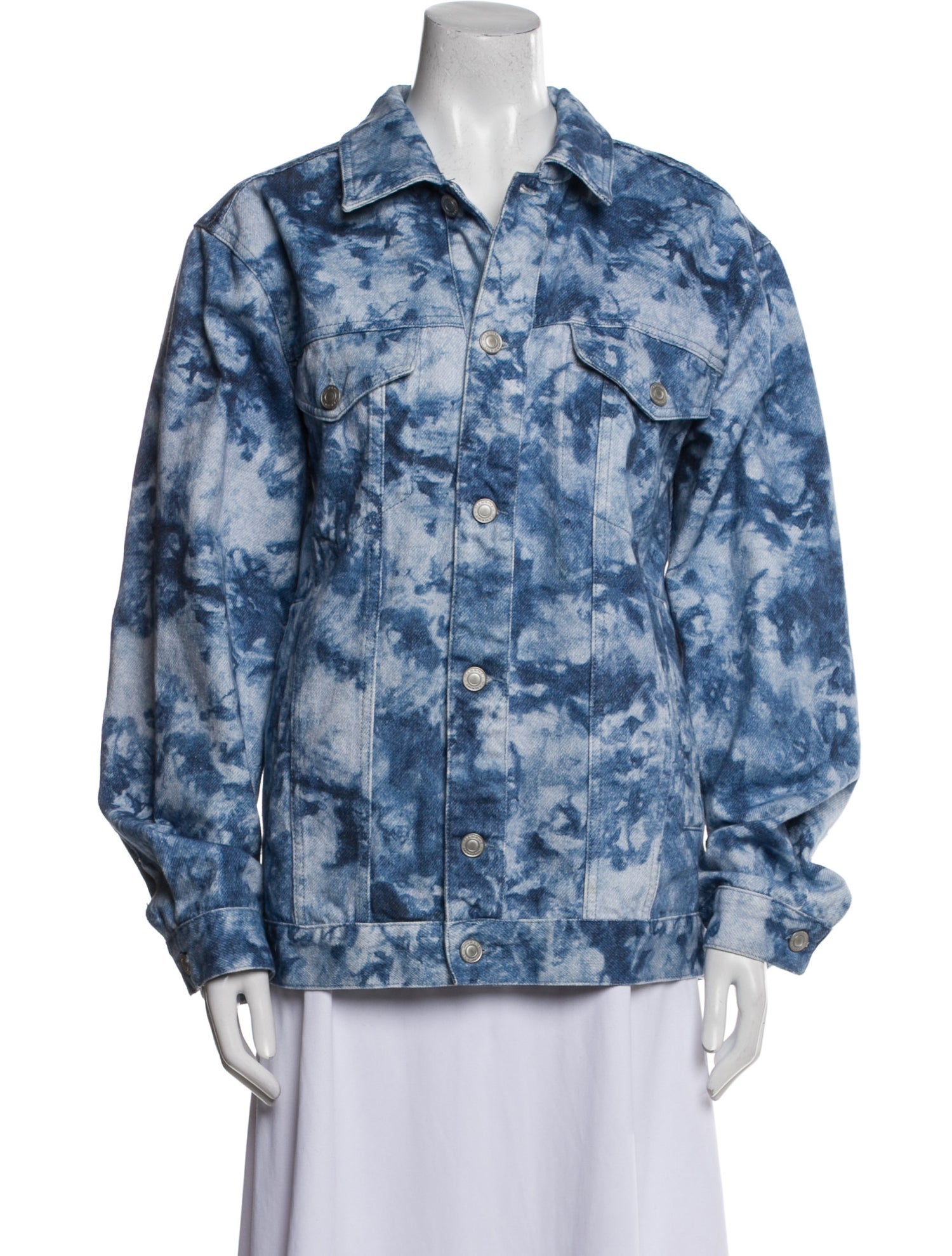 Isabel Marant Floral Print Denim Jacket