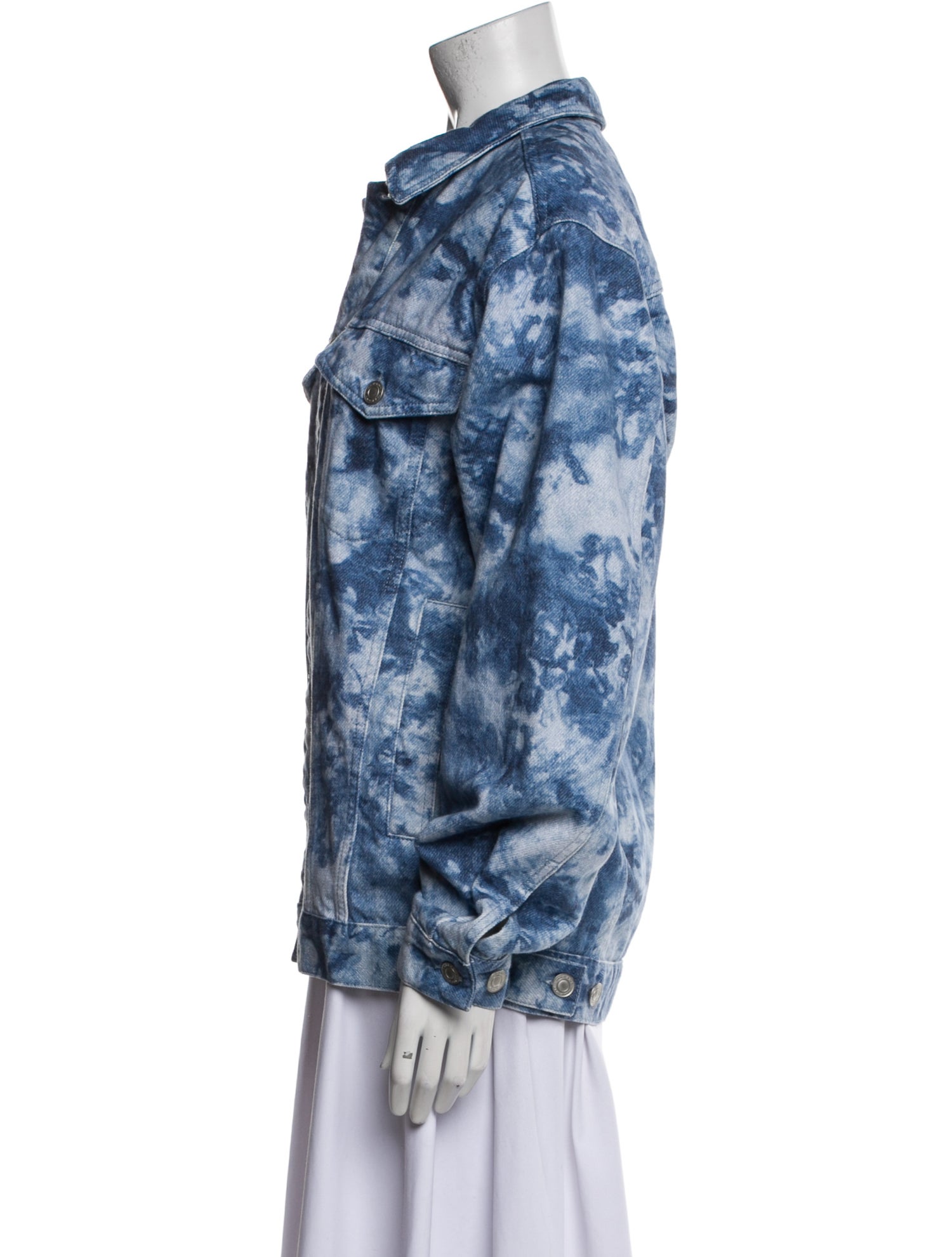 Isabel Marant Floral Print Denim Jacket