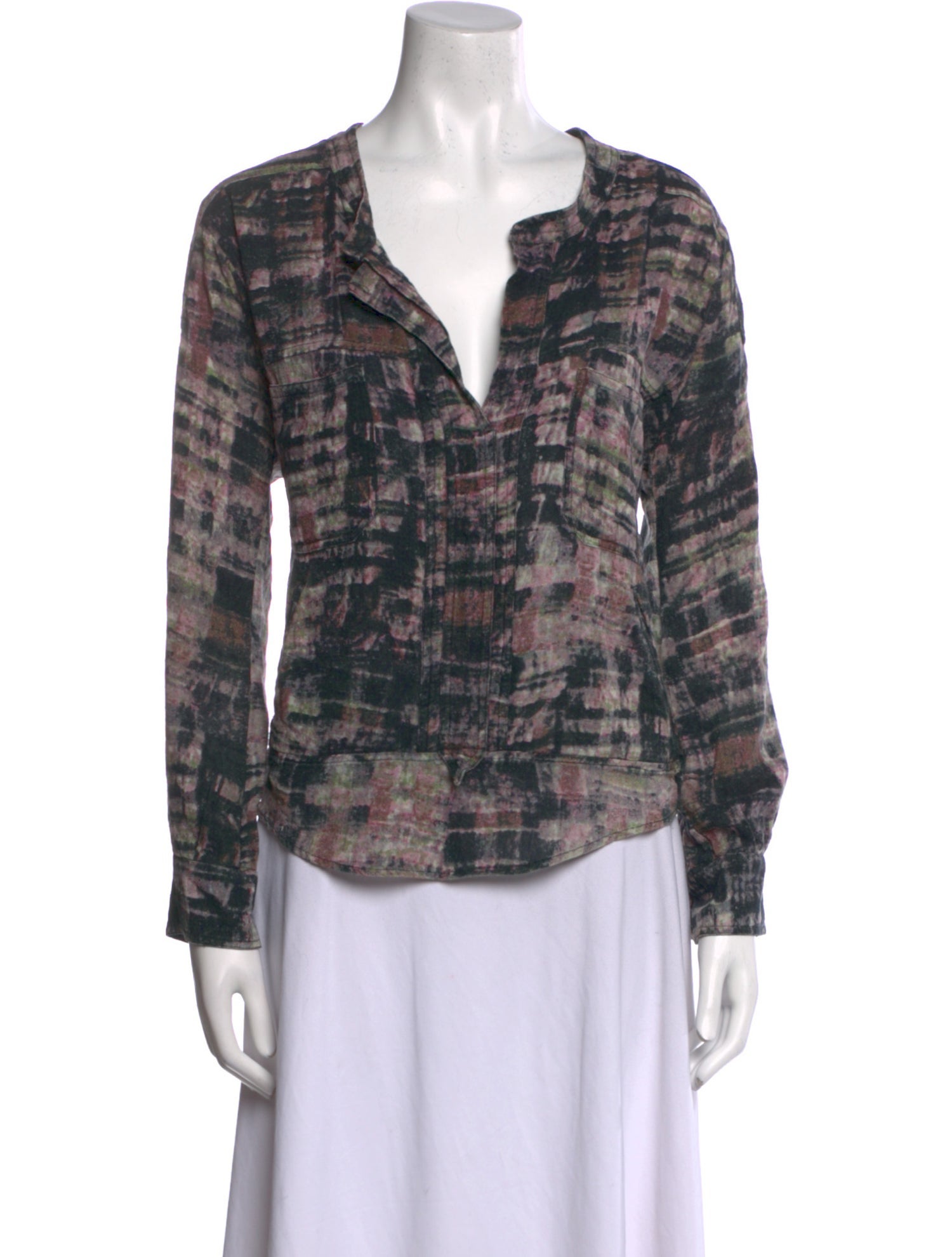 Isabel Marant Silk Printed Blouse