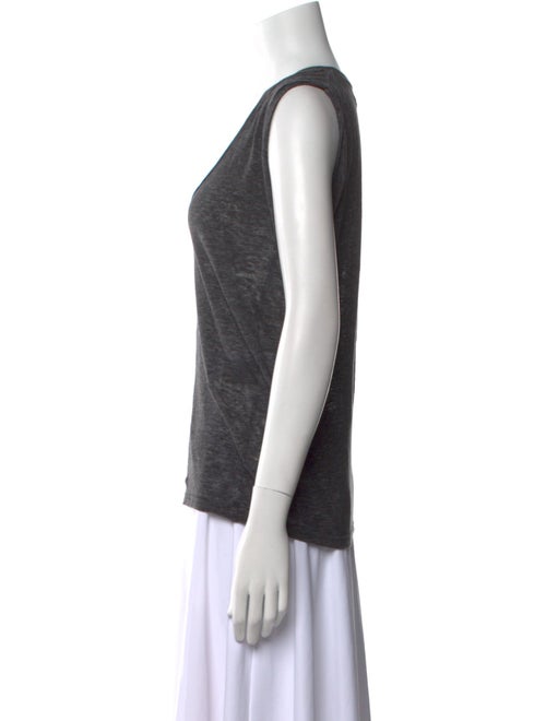Isabel Marant Linen Scoop Neck Top